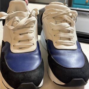 Alexander McQueen Men's Sneakers in White, Black, and Blue
